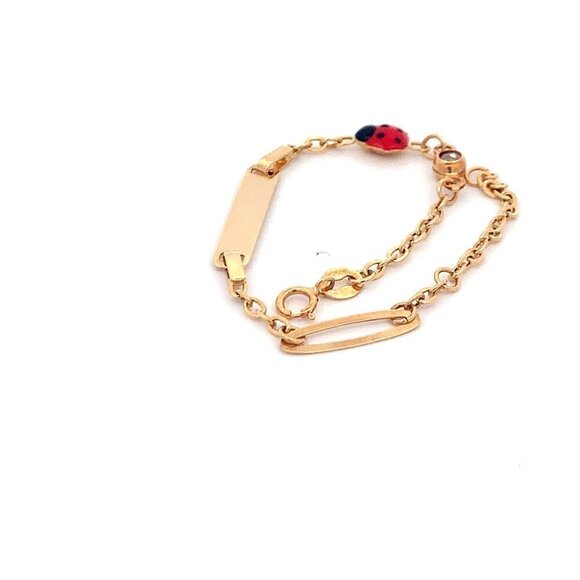 18K Yellow Gold Bracelet Size 5.5 inches - Picture 12 of 12